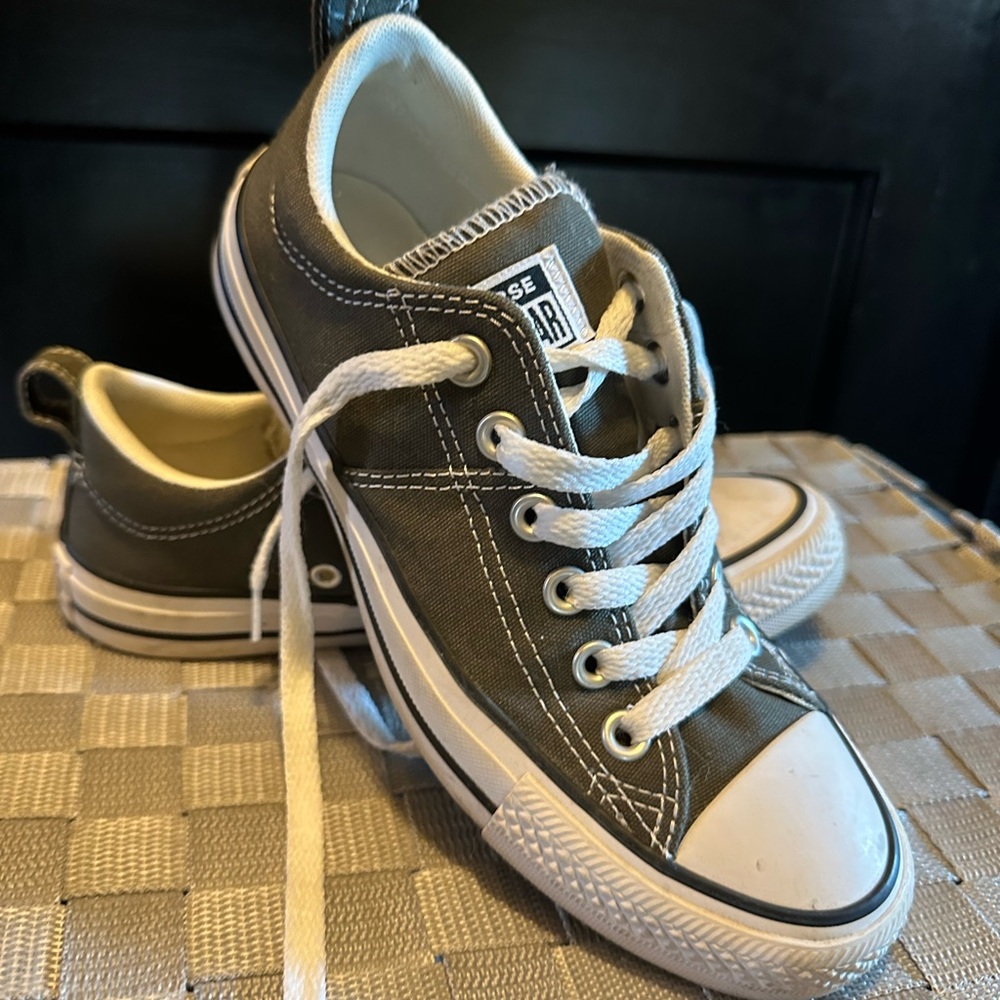 Converse Charcoal Low-Top Sneakers